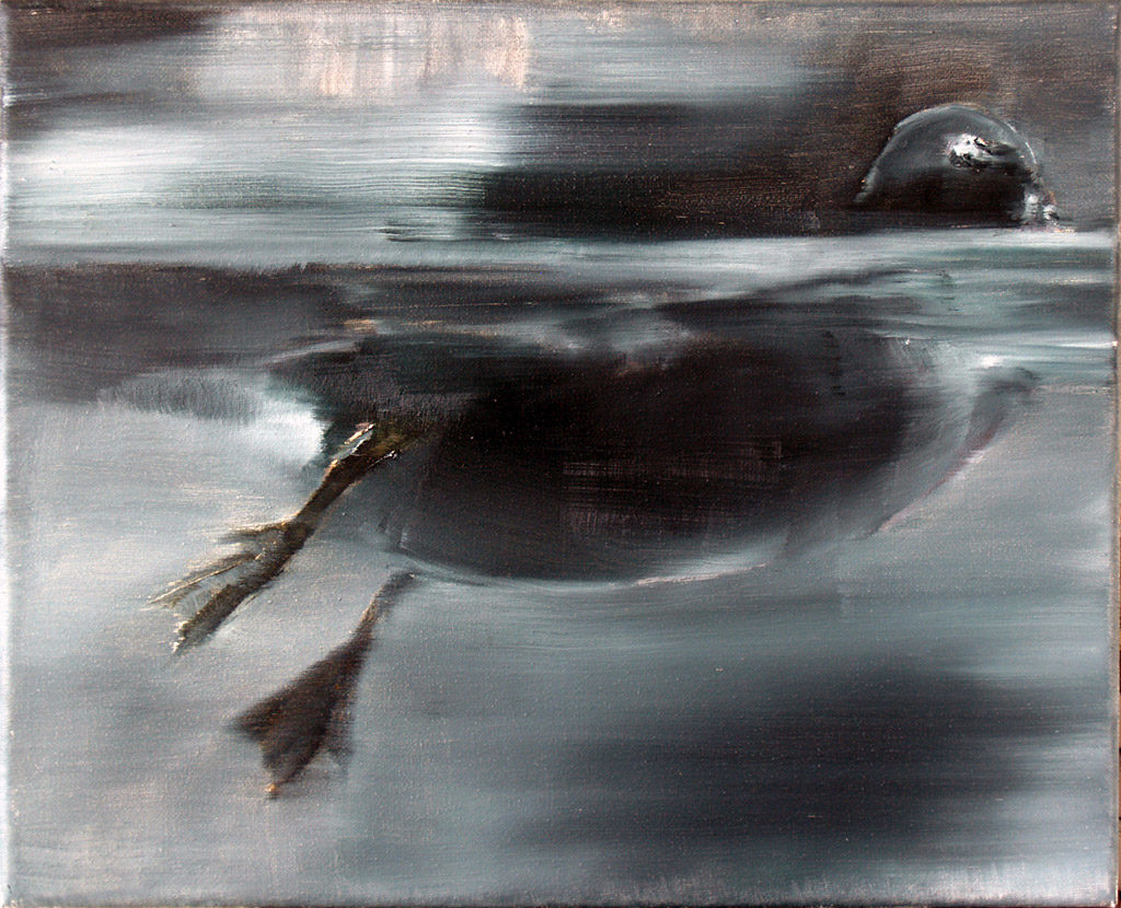 Ente 40 / Öl auf Leinwand / 24 x 30 cm / 2010